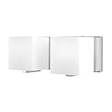Alico bv742 – 10 2ライト化粧台ライトwith hand-moldedホワイトオパールガラス、ホワイトOPA、 4.8x1x12 in BV742-10-15 1