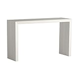 arne テーブル ソファテーブル デスク 机 おしゃれ 会議テーブル 幅100cm 奥行35cm 高さ60cm 日本製 セミオーダー Zero-X 10035H 白 ホワイトウッド