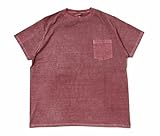 [ｒｅｇｎｕｕ] グッドウェア tシャツ usa アメリカ製 半袖 メンズ レディース グッドウェア GOODWEAR ショートスリーブ ポケットTシャツ ヘビーウェイト 厚手 ポケット付きTシャツ (Mサイズ, ワイン)