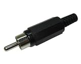 マル信無線電機 MR-595N 自作用 RCAプラグ (黒)