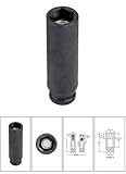 Grey Pneumatic 912DG 0.25 in. Drive DEEP magnetic Impact sockets