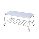 サイドテーブル ベッドサイド プリンセス風 テーブル カラー：ホワイト