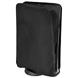 PlayVital ps5に適用防塵カバー、柔らかくてきれいなダストカバーはプレーステーション5本体に適用可能、ps5対応用ダストカバー、ps5対応用収納カバー【ブラック（ナイロンメッシュ）】