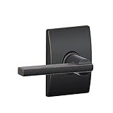Ingersoll-Rand F10 LAT 716 CEN Century Collection Latitude Aged Bronze Hall and Closet Lever