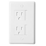 Mommys Helper Safe Plate Electrical Outlet Covers Decora (2 Screws) - Color: White - 2 Count [並行輸入品]