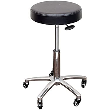 ［A3538］イトーキ　丸椅子　診察イス　サポートスツール　座面回転　グレー／橙 A3538］イトーキ 丸椅子 診察イス サポートスツール 座面回転 グレー