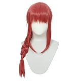 Linfairy アニメコスプレウィッグ 耐熱 ウィッグ コスチューム用小物 お祭 アニメキャラクターコスプレウィッグ (Rose Red)