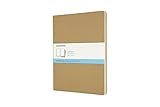 Moleskine Cahier Journal, XXL, Dotted, Kraft Brown (8.5 x 11)