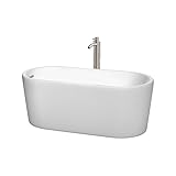 WyndhamコレクションUrsula 59 To 67インチ自立浴槽、バスルーム用オプション 59 Inch WCBTK151159ATP11BN 1