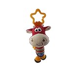 Lovoski 赤ちゃん　ベルベット　人形　ハンドベル　ベビーベッド　ベビーカー　吊りおもちゃ　ガラガラ　ラトル　ギフト　全6パターン - ＃1