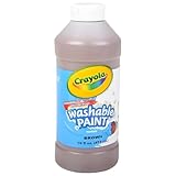クレヨラ ボトル絵の具 ブラウン 水で簡単に落とせる 単色ボトル 473ml 201607 正規品