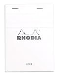 ロディア（RHODIA） ブロックロディア No.13 ホワイト 10.5×14.8cm