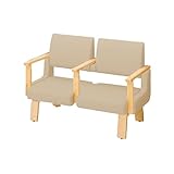 コクヨ(KOKUYO) ベンチ ロビーチェア ALRA(アルラ) W1235×D600×H870mm CN-W452HAALL ペールベージュ