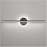 Zehaiwl ブラケットライト ウォールライト ミラーランプ 洗面ライト トイレ 洗面所 浴室 化粧台 室内照明 LEDバスルームミラーライト ミラーキャビネットの上にリニアバニティマウントランプ 化粧鏡 正面照明器具 ドレッシングテーブルバス用 居間照明 照明器具 (60cm_6000k)