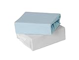 Baby Elegance Moses Fitted Sheet (Blue) by Baby Elegance