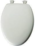 Mayfair 144ECA 000 Molded Wood Toilet Seat with Easy-Clean & Change Hinges, Elongated, White [並行輸入品]