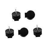 Hommy 電子連続音ブザー　5個DC3 / 5V 60mA　11x9.5x5mm　ブラック　プラスチック製