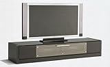 日本製 モダン 幅160cm 高さ30cm ロータイプテレビボード 完成品 (ダークブラウン)