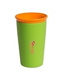 Wow Cup for Kids - NEW Innovative 360 Spill Free Drinking Cup - BPA Free - 9 Ounce (Green) by Wow Ki