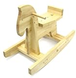 日本国内生産 丈夫でスタイリッシュな「手づくり木馬（ロッキングタイプ）」《手づくり木のおもちゃＨＵＧ ＨＵＧ(はぐはぐ）》