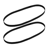 LPレコードプレーヤーベルトカセットテープマシンベルト用2PCSさまざまなコモンドライブフラットラバーベルト627mm X 5mm X 0。