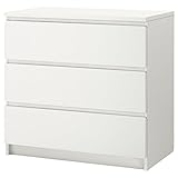 IKEA(イケア) MALM ホワイト 20214552 チェスト(引き出し×3)、ホワイト