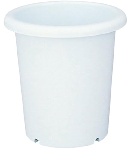 Amazon | 大和プラスチック 鉢・ポット 長鉢L 9号 φ270×H290 ホワイト | 鉢