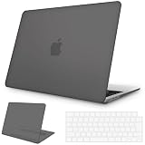 【M4/M3/M2 モデル ブラック】 MOTOJI MacBook Air 15インチ ケース カバー 2025 2024 2023 発売 M4 M3 M2チップ搭載 モデル A3241 A3114 A2941 マックブックエアー 15.3インチ マット加工 ブラック 保護ケース 全面保護 指紋防止 放熱設計 薄型 耐黄変 耐衝擊（極薄TPU 日本語配列キーボードカバー 付き）