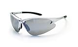 SAS Safety 540-0513 DB2 Eyewear with Clamshell, Mirror Lens/Silver Frame by SAS Safety