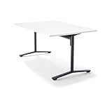 コクヨ   ミーティングテーブル DAYS OFFICE FLIP TOP XY-TFT159FE6AMCW 幅150×奥行90CM 天板グレイ