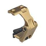 【QIRUIMY】 UNタイプ FAST FTC OMNI Magnifier Mount G33/G43/G45 対応マグニファイアマウント QD レバーマウント フリップ可動式マウント20mmレールに対応 クイックデタッチ マウント レプリカ セットアルミ合金製（タン）