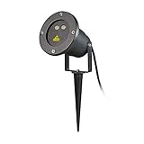 Wsky 8 in 1 Aluminum Alloy Laser Christmas Lights Outdoor and Indoor with RF Wireless Remote(>15m), 