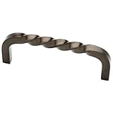 Liberty 65281RB Iron Craft 3-3/4 in. (96mm) Twisted Cabinet Pull, Rubbed Bronze [並行輸入品]