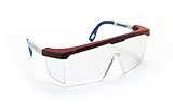 SAS Safety 5277 Hornets Eyewear with Polybag Clear Lens/Red/White/Blue Frame [並行輸入品]