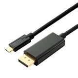 ミヨシ MCO USB Type-C→DisplayPort変換ケーブル 4K出力対応 2m ブラック USB-CDP2/BK