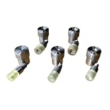 ハンドプレス機用 カシメコマセット 4ｍｍ～12ｍｍ 5セット入り レザークラフト 革細工 手動プレス機 両面カシメ 財布 キーホルダー スタッズ リベット
