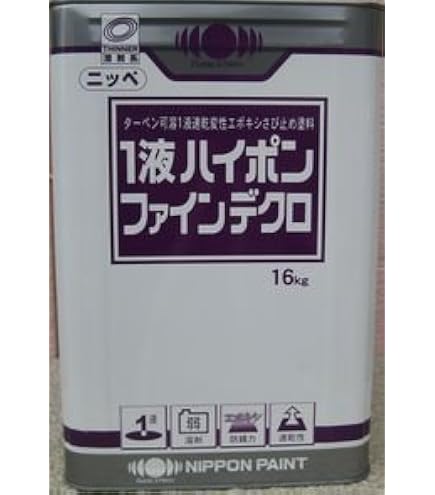 Amazon.co.jp: ニッペ ハイポンルーフデクロ 各色 1液 油性 溶剤 弱 