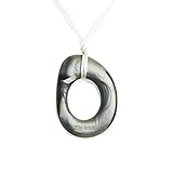 Eternity Chew Teething Pendant Elegance by Gumigem - Silicone Teething Jewellery (Silver) by Gumigem