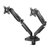 サンワサプライ ドッキングステーション搭載モニターアーム(デュアルアーム・ガススプリング式) CR-LACDK2402BK