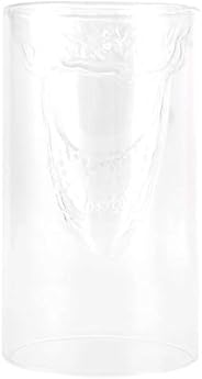 ガラス製コップ、ガラス製ビールカップ350ml高ホウケイ酸ガラス製ライト、大容量家庭用