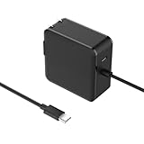 ノートパソコン 充電器 type-c 65W PD対応 1.5mケーブル一体型 2ポート急速充電 GaN採用 ノートPC用ACアダプター PD3.0/PPS対応 65W USB-C ACアダプター タイプC機器及びUSB C ラップトップ/スマートフォン/ゲーム機対応 Type-C 電源アダプタ