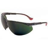 Uvex S3307 Genesis XC Safety Eyewear, Black Frame, Shade 5.0 Infra-Dura Ultra-Dura Hardcoat Lens by 