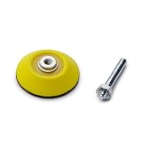 (STRAIGHT/ストレート) 50mmパッド φ6mm軸 面ファスナー付き 19-1023