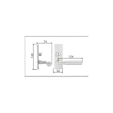 LIXIL メンテナンス部品 リビング建材用部品 ドア ハンドル ウッドグリップCタイプ把手シリンダー錠 TOSTEM トステム サテンゴールドK[MZTKWCC05] *製品色・形状等仕様変更になる