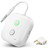【2026新登場】Bluetooth 5.3 トランスミッター&レシーバー TEOOT 一台2役 Aux Bluetooth受信機+送信機 3.5mm Aux ジャック テレビ用ブルートゥース トランスミッター 2台同時接続 低遅延 TV/AirPods/パソコン/ヘッドホン/イヤホン/スピーカー/家庭用/飛行機/船舶用/ジム向け『TELEC認証取得済み』