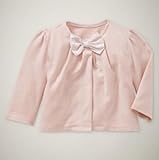 baby GAP　薄手コットン カーディガン リボン付き （ピンク）【3ヶ月~5歳】（並行輸入品） (２)