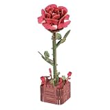 Eiuuioj シミュレーションローズDIY素材パッケージ手作り子供用おもちゃ3Dパズル (薔薇)