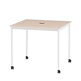 TOKIO RMオフィスデスク キャスタータイプ 角型 W900×D900×H720mm RM-990C ナチュラル