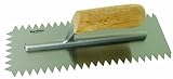 Bon 83-342 12-Inch by 4-1/2-Inch Carbon Steel Scratcher Trowel with Wood Handle [並行輸入品]