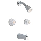 ワックスマンクラシックタブとシャワー蛇口セット Dual-Handle 0428100A 1